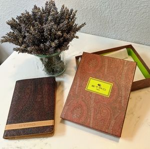 Etro passport wallet